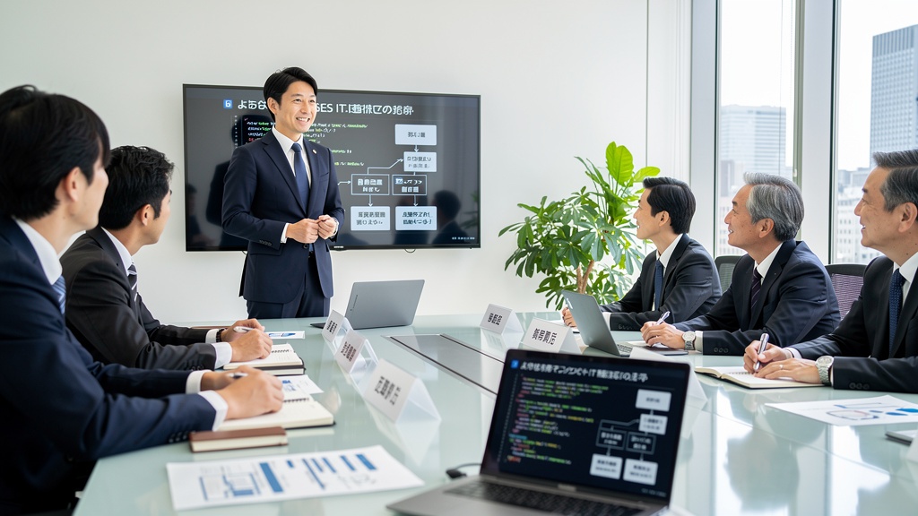 プロテックのエンジニアがクライアントにシステム提案