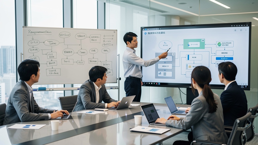 エンジニアチームが要件定義・システム設計ミーティングを実施
